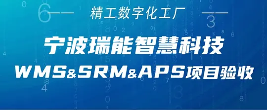 宁波瑞能智慧科技，成功实现WMS、 SRM 、APS项目的上线验收