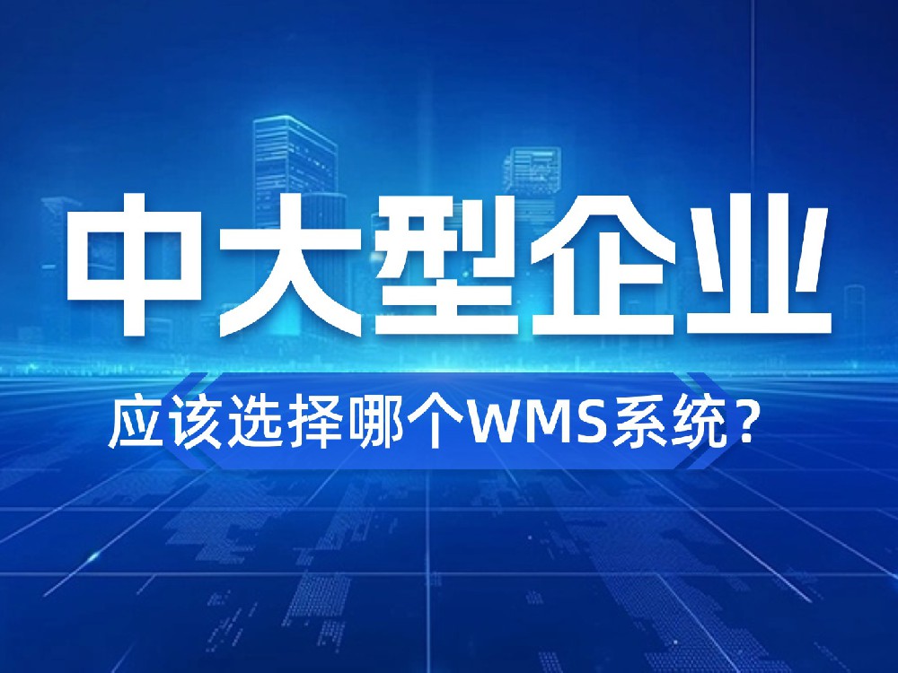 中大型企业应该选择哪个WMS系统？